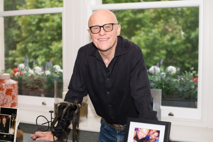 John Caudwell in his house in Mayfair