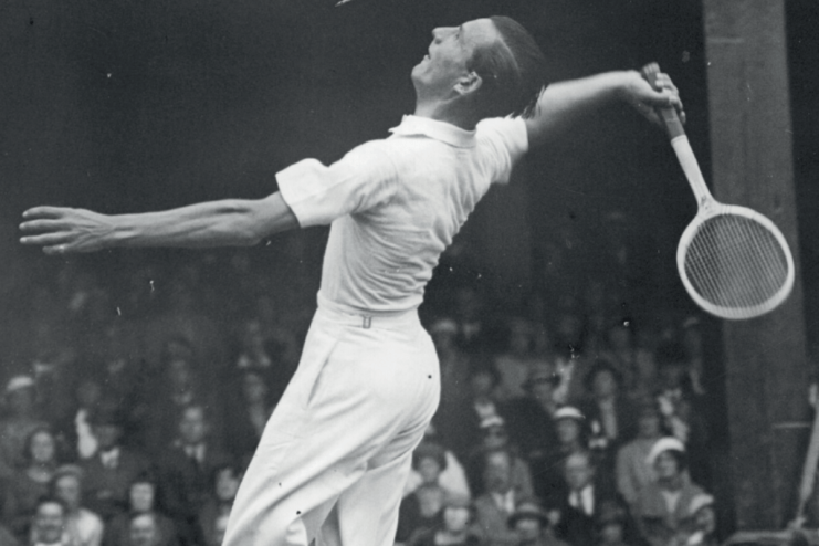 Fred Perry, the last English male winner of Wimbledon, epitomised the Tenniscore style