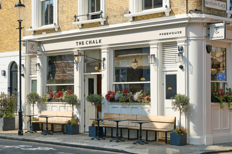 The Chalk Freehouse in Chelsea is headed up by Tom Kerridge's former Hand & Flowers chef