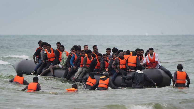 The UK hopes it can deter migrants from crossing the English Channel through its deal with France. Credit: Gareth Fuller/PA Wire