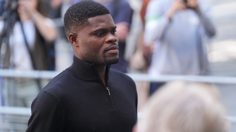 Thomas Partey was bailed until next month during a court appearance in London today