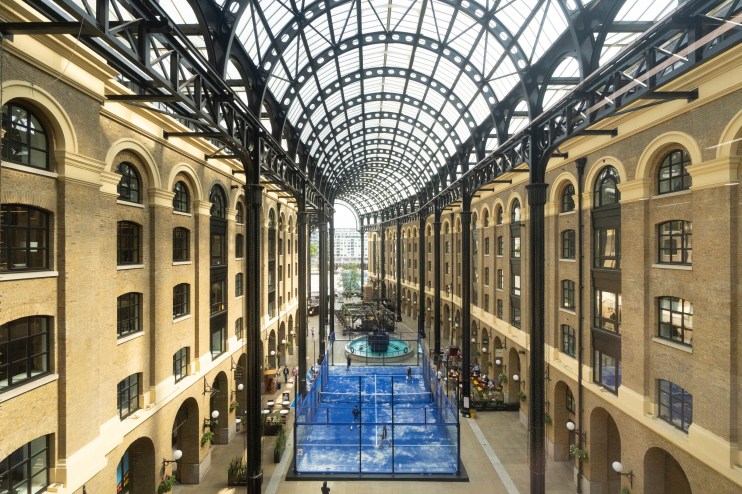 Padel at Hay&rsquo;s Galleria, part of Central London Alliance&rsquo;s London Sports Festival