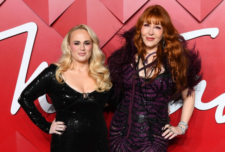 Rebel Wilson and Charlotte Tilbury attend The Fashion Awards 2024 Presented by Pandora at the Royal Albert Hall in December 2024 in London. (Photo by Joe Maher/Getty Images for BFC)