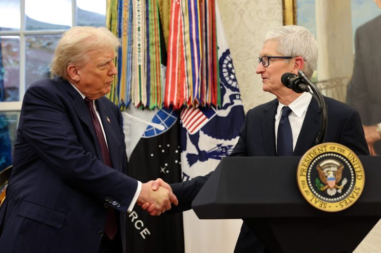 US officials had seized upon the measures in the Online Safety Act to illustrate alleged curbs to free speech from Sir Keir Starmer&rsquo;s government. (Photo by Win McNamee/Getty Images)
