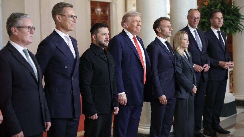 Future three-way talks &ldquo;have a good chance&rdquo; of stopping the conflict, the US president claimed. (Photo by Win McNamee/Getty Images)