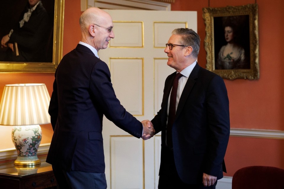 NBA commisisoner Adam Silver met PM Starmer as part of a week of European meetings