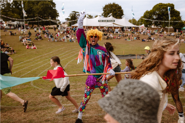 Wilderness festival combines nature activities with banquet feasting, a village f&ecirc;te style atmosphere and live music