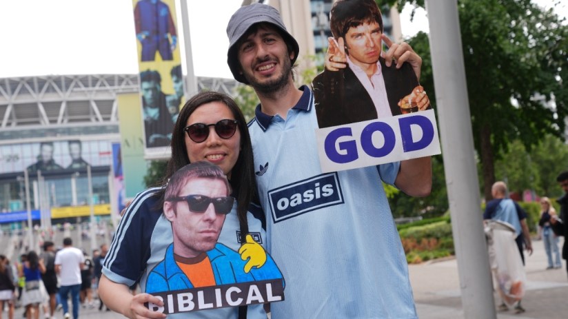 Oasis brought a spending surge in their summer gigs. (Image PA)