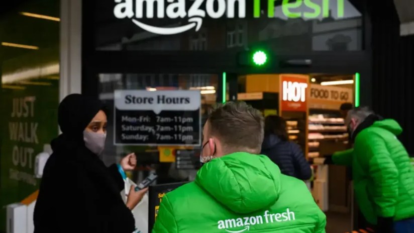 Amazon Fresh (Photo by Leon Neal/Getty Images)