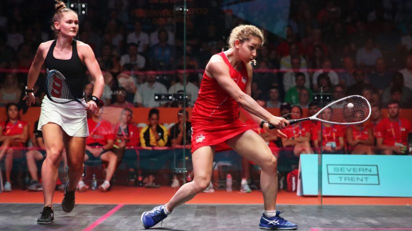 Georgina Kennedy is among the stars at this week's London Squash Classic