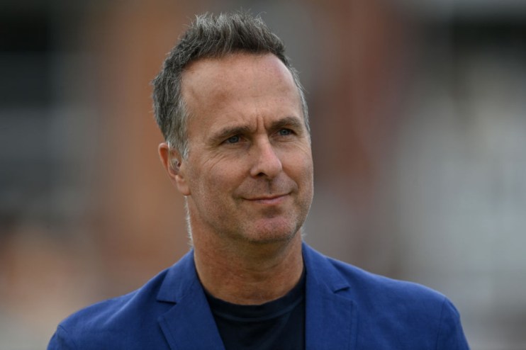Michael Vaughan captained England to victory in the 2005 Ashes test series. (Photo by Gareth Copley/Getty Images)