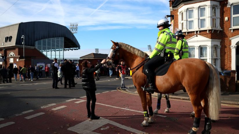 Today&rsquo;s football fixtures in London have contributed to 500 police officers from outside the capital beefing up the Metropolitan Police presence.