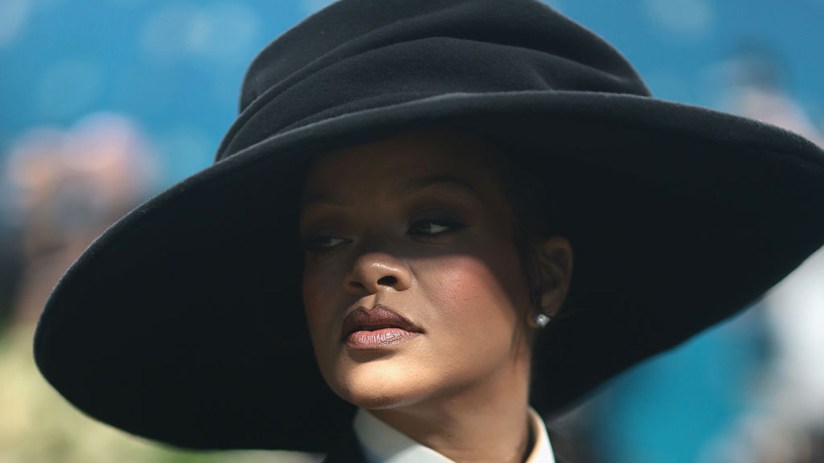 Rihanna attends the 2025 Met Gala Celebrating "Superfine: Tailoring Black Style" at Metropolitan Museum of Art on May 05, 2025 in New York City. (Photo by Dimitrios Kambouris/Getty Images for The Met Museum/Vogue)
