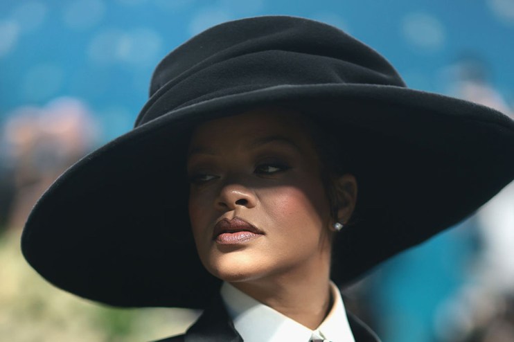 Rihanna attends the 2025 Met Gala Celebrating "Superfine: Tailoring Black Style" at Metropolitan Museum of Art on May 05, 2025 in New York City. (Photo by Dimitrios Kambouris/Getty Images for The Met Museum/Vogue)