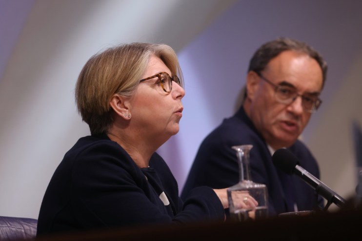 The Bank of England's Breeden argued the recent inflation bump was transitory (Photo by Chris Ratcliffe/Bloomberg via Getty Images)