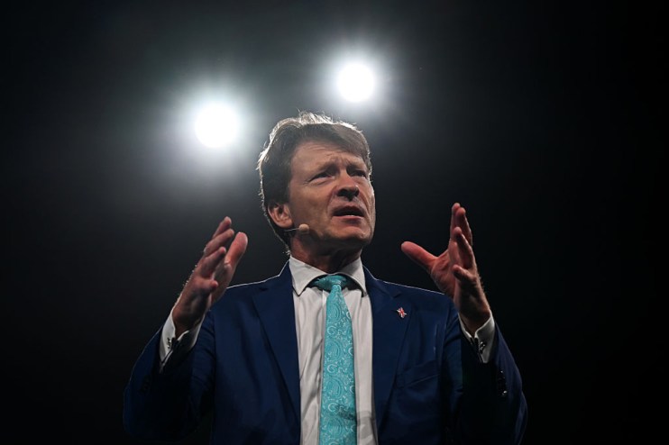 Richard Tice is the deputy leader of Reform UK. (Photo by Leon Neal/Getty Images)