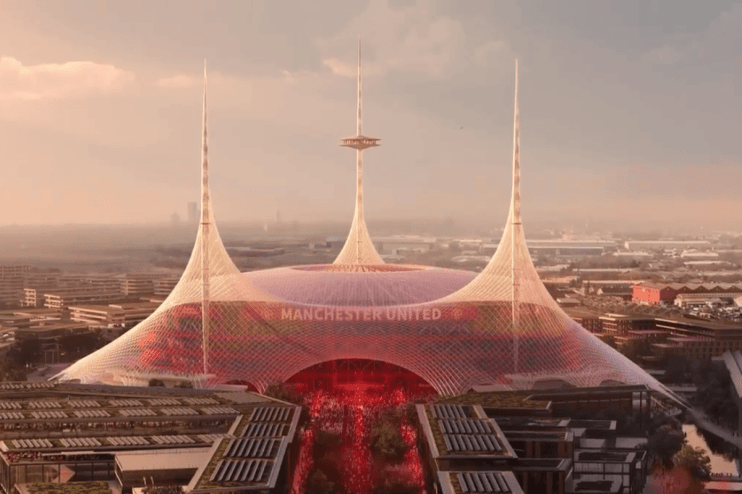 Manchester United&rsquo;s new stadium has been designed by Foster + Partners