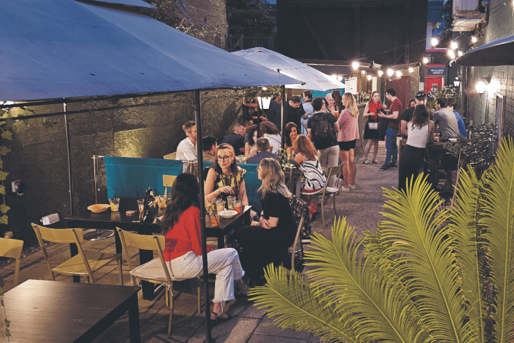 The Satyrio Italian restaurant in the Square Mile