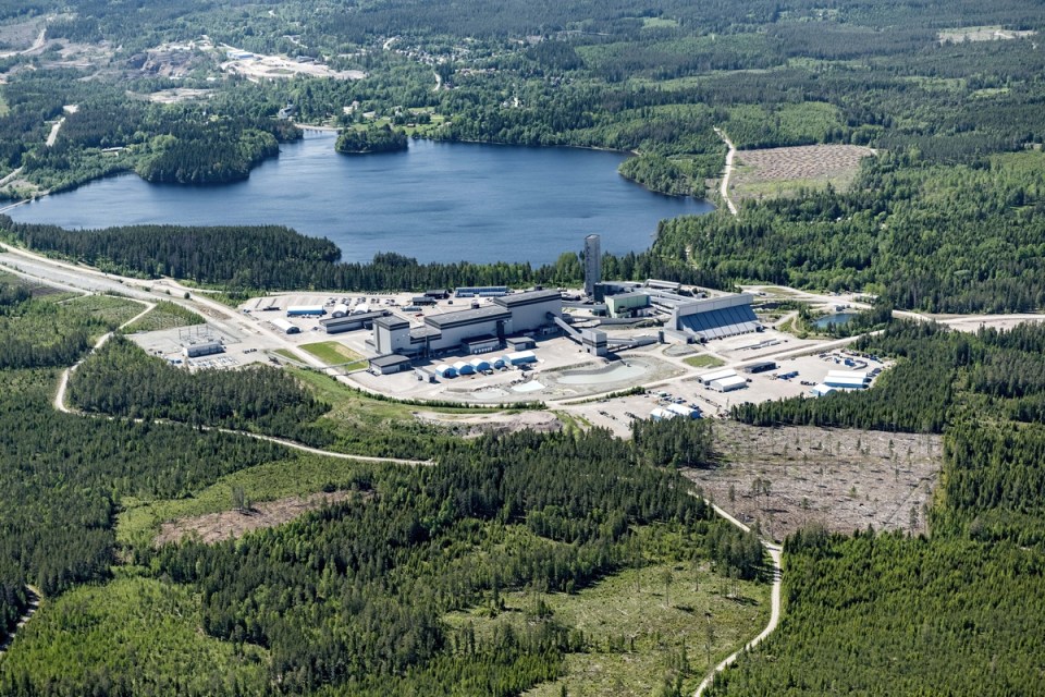 The Boliden zinc mine is in eastern Sweden