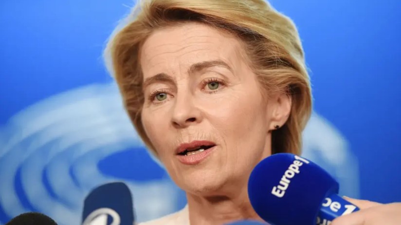 Ursula von der Leyen on July 03, 2019 Photo by FREDERICK FLORIN / AFP/Getty Images