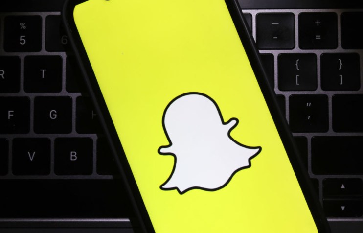 Snapchat's UK revenue surged in 2024. (Photo illustration by Justin Sullivan/Getty Images)