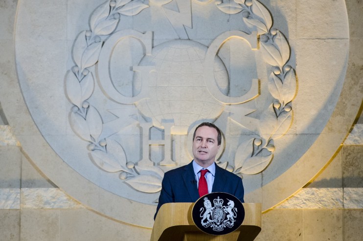 Robert Hannigan said no company hit by a cyberattack should be offline for two weeks (Photo by Ben Birchall/AFP via Getty Images)