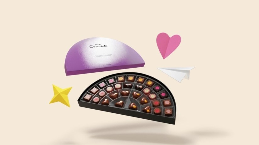 High-quality assorted chocolates in an elegantly opened box, showcasing gourmet treats for special occasions or gifting