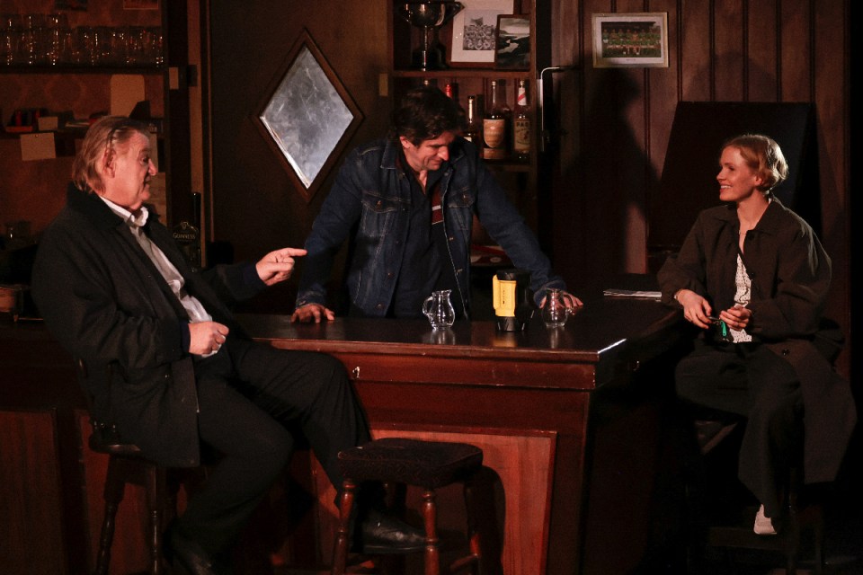 Brendan Gleeson and Owen McDonnell in The Weir