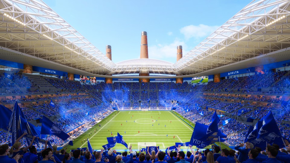 Birmingham Powerhouse Stadium The Bowl exterior view showcasing modern architecture and vibrant cityscape