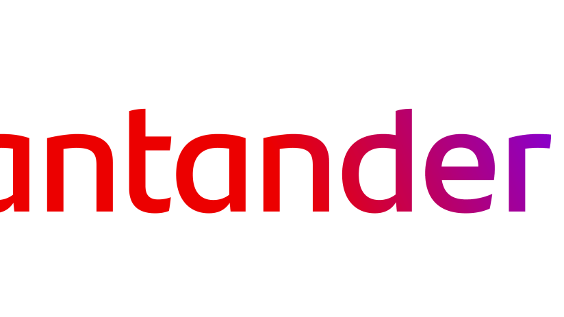 Santander X RGB logo, vibrant design representing innovation and financial services for business news website.