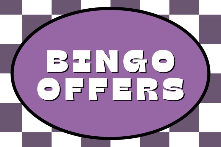 Bingo promotions and offers displayed with vibrant graphics, highlighting exclusive deals in a business news setting