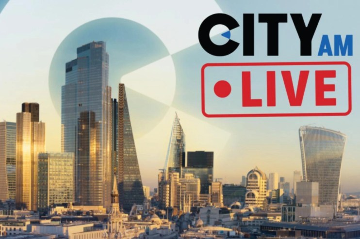 Morning Wire live blog updates on latest news and business events in an urban setting with bustling streets and skyscrapers