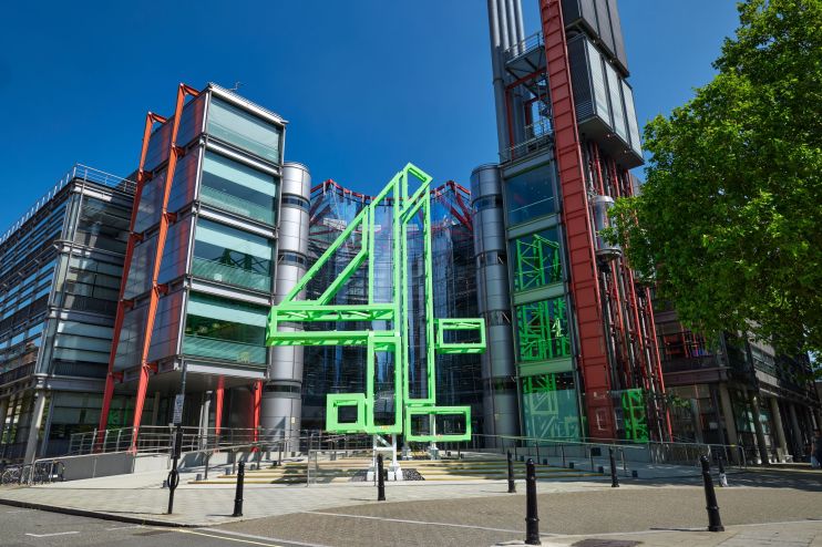 Channel 4 headquarters on Horseferry Road London showcasing modern architecture and vibrant city atmosphere