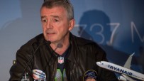 Michael OLeary, Ryanair CEO, addressing media at a press conference, discussing airline updates and future plans