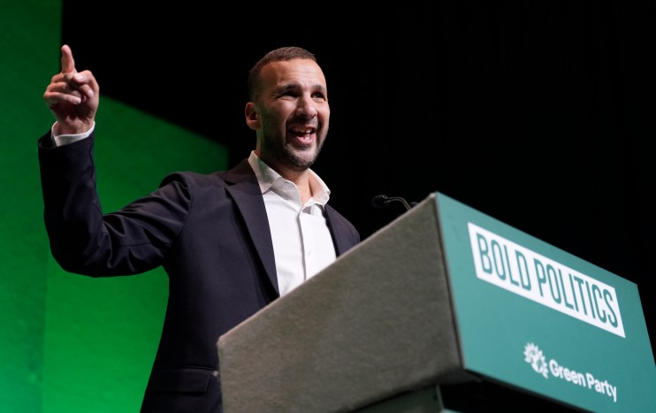 Green Party leader Zack Polanski