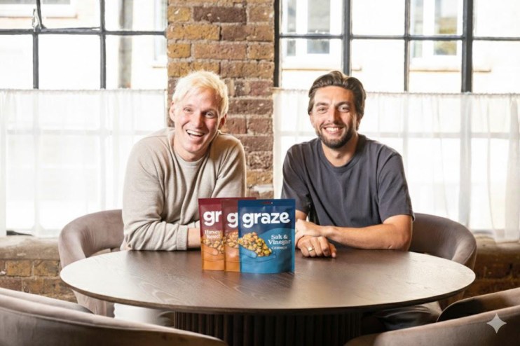 Candy Kittens and Graze collaboration showcasing colorful gourmet sweets in elegant packaging on a stylish display