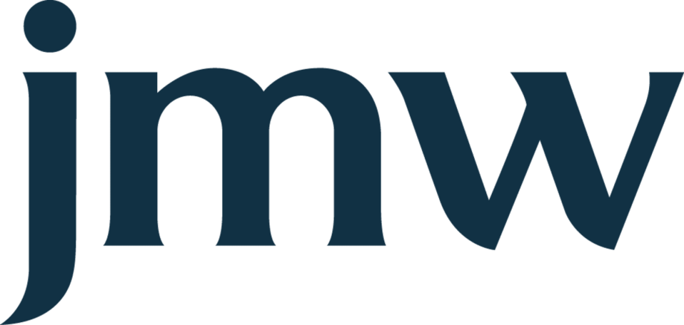 JMW logo featuring vibrant colors, designed for June 2024, representing the brands dynamic and innovative identity