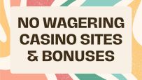 No wagering casino sites bonuses showcase with vibrant slot machines and gambling chips in a modern online casino setting