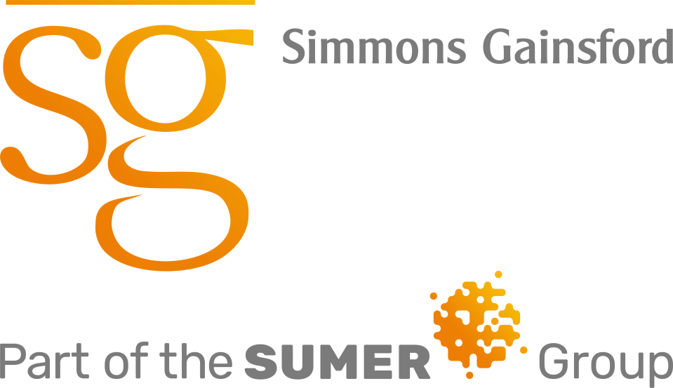 Simmons Gainsford COL 1 building exterior showcasing modern architecture in a business district setting