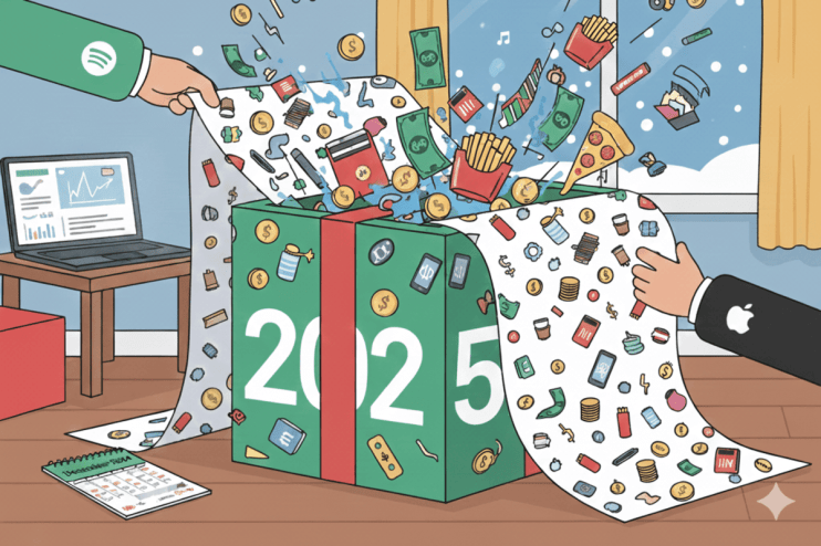 Spotify Wrapped 2023 highlights popular songs and artists with vibrant graphics and user statistics in an engaging visual ...