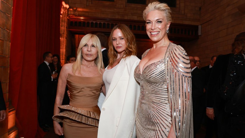 Stella McCartney presenting her latest sustainable fashion collection at a high-profile industry event