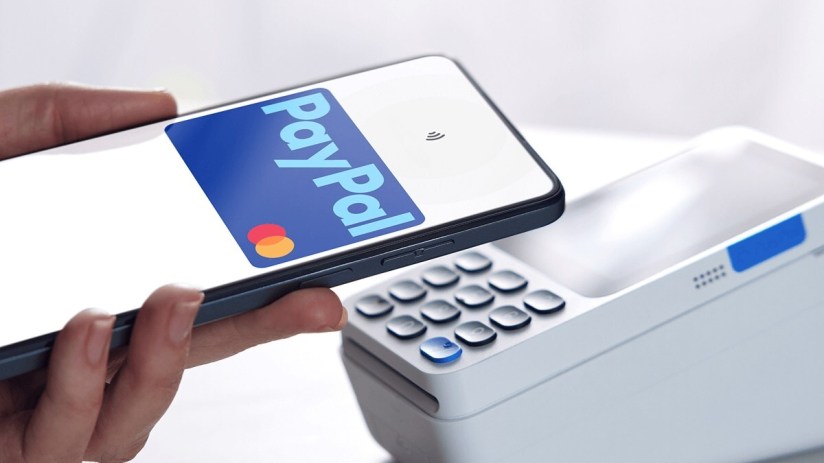 PayPal logo on a digital interface representing online payment solutions for business and financial transactions