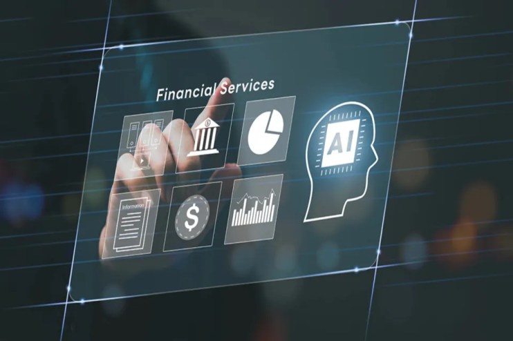 AI technology revolutionizing financial services industry with data analysis, automation, and customer engagement strategies