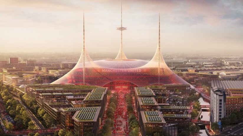 Foster Partners architectural design showcasing innovative, sustainable building concepts in a modern urban setting