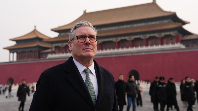 Keir Starmer meeting officials during his diplomatic visit to China, discussing international relations and trade policies.