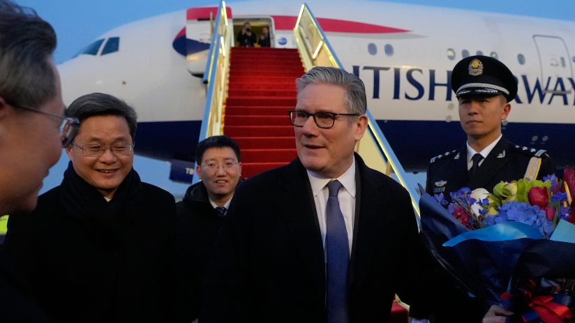 Keir Starmer arrives in China for meetings with President Xi Jinping, showcasing diplomatic engagement and international r...