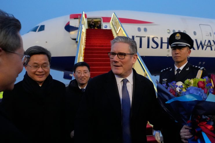 Keir Starmer arrives in China for meetings with President Xi Jinping, showcasing diplomatic engagement and international r...