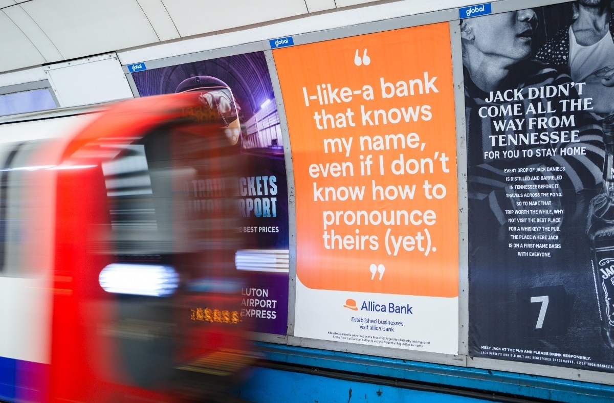 London rail infrastructure and urban development captured in partnership with Allica Bank, showcasing modern transportatio...