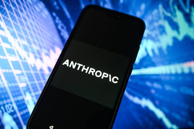 Anthropic AI demonstrating advanced language model capabilities in a modern tech setting, highlighting innovative AI solut...