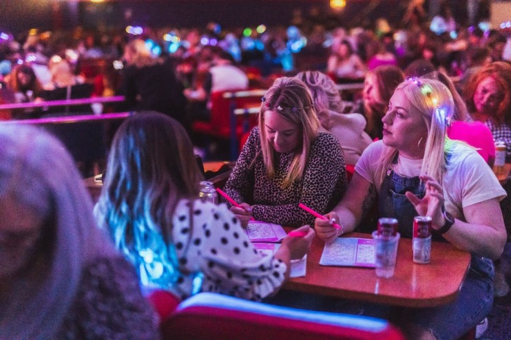 BuzzBingo logo prominently displayed against a vibrant background, symbolizing excitement in the gaming and entertainment ...
